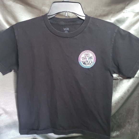 Vans Other - Vans Off the Wall Boys Black SL T Shirt (Size SM)